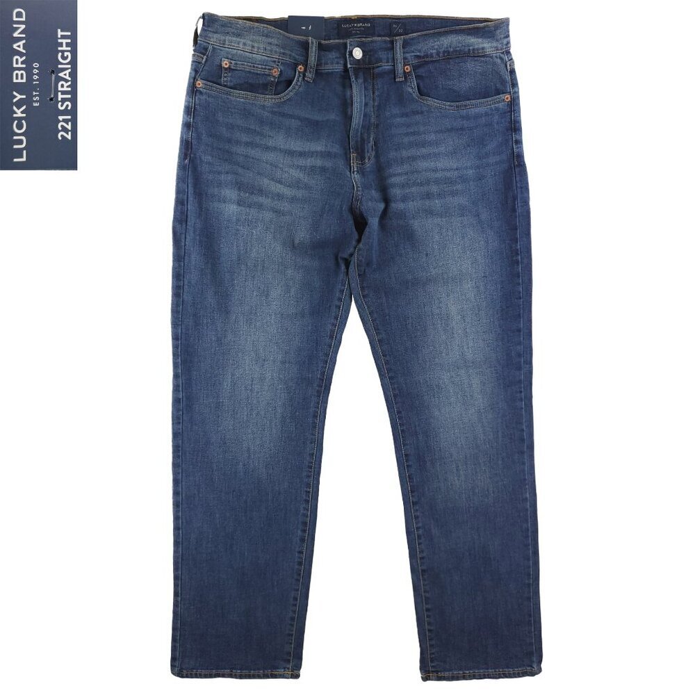 Lucky Brand Jeans 221 Straight Stretch Men's "36x32" Real 38x32 NWT